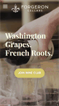 Mobile Screenshot of forgeroncellars.com
